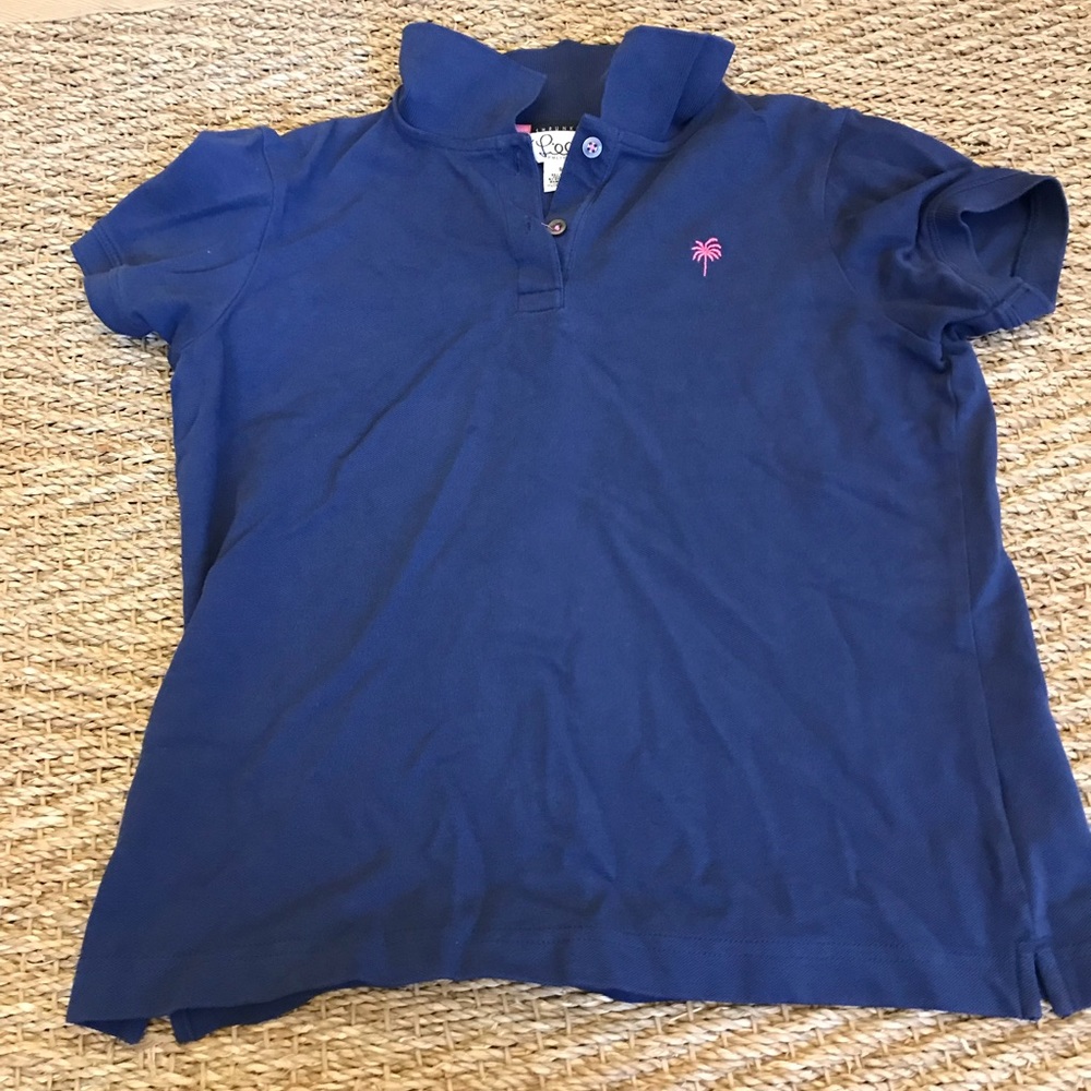 Lilly Pulitzer Navy Polo